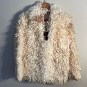 Vintage Mongolian Lamb Fur/Sheepskin Jacket